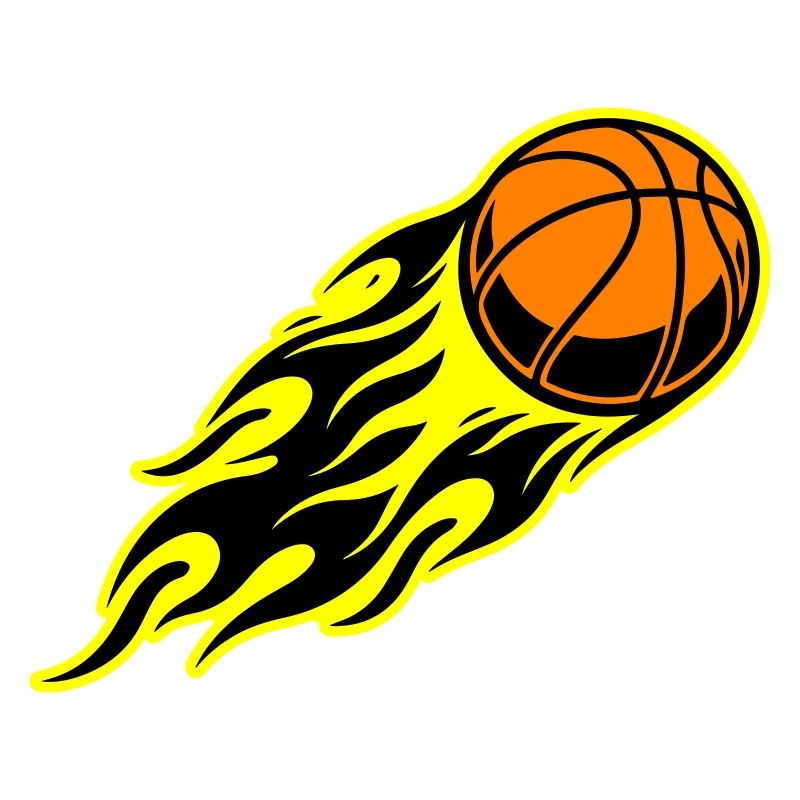 Basketball flame