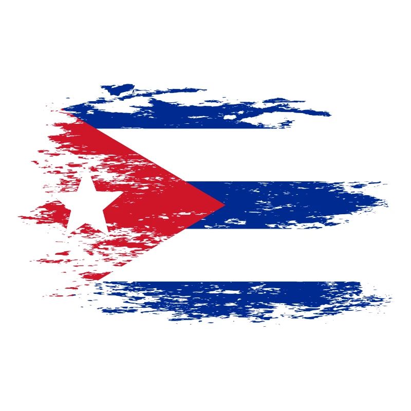 Drapeau cubain utilisé