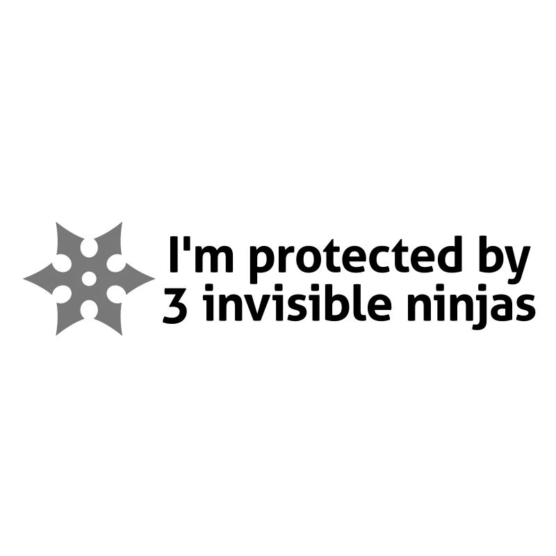 I am protected by invisible ninjas!