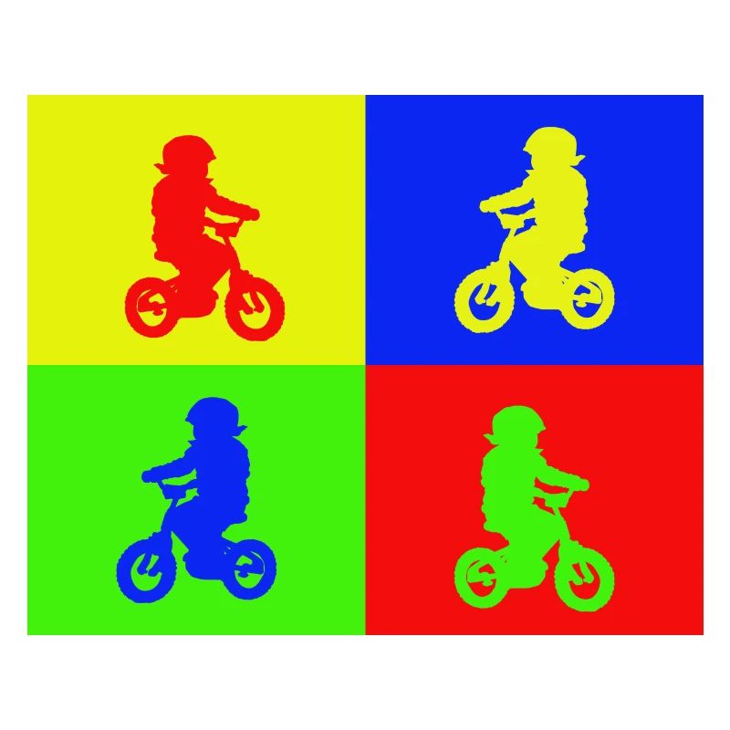 Biker Junior Pop Art Couleur