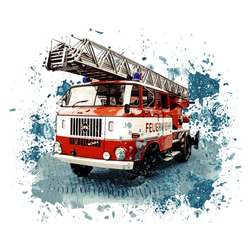 IFA W50 Fire Brigade Turntable Ladder