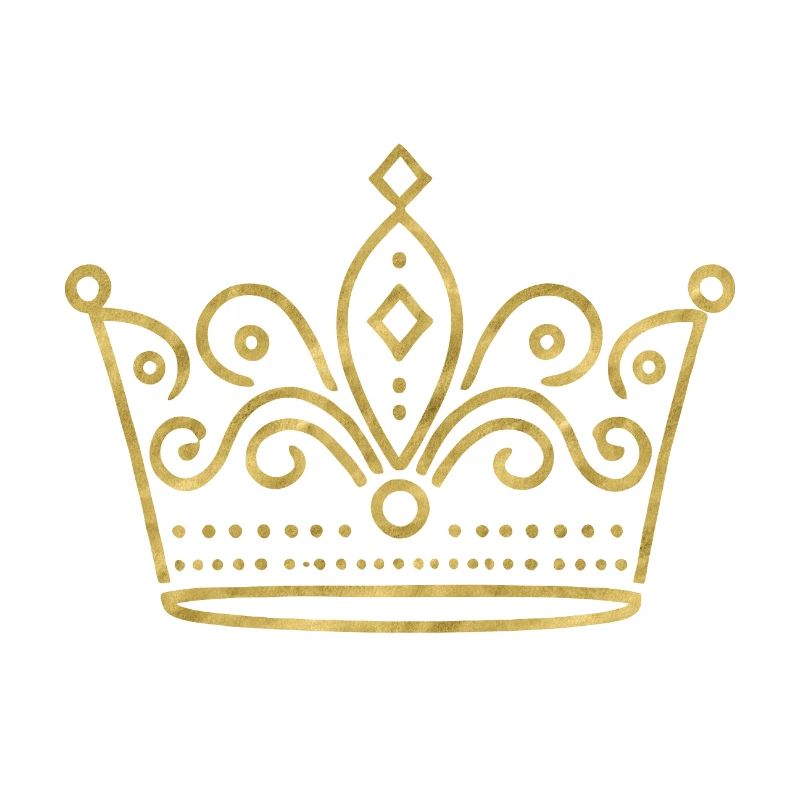 Queen/King Crown Customizable
