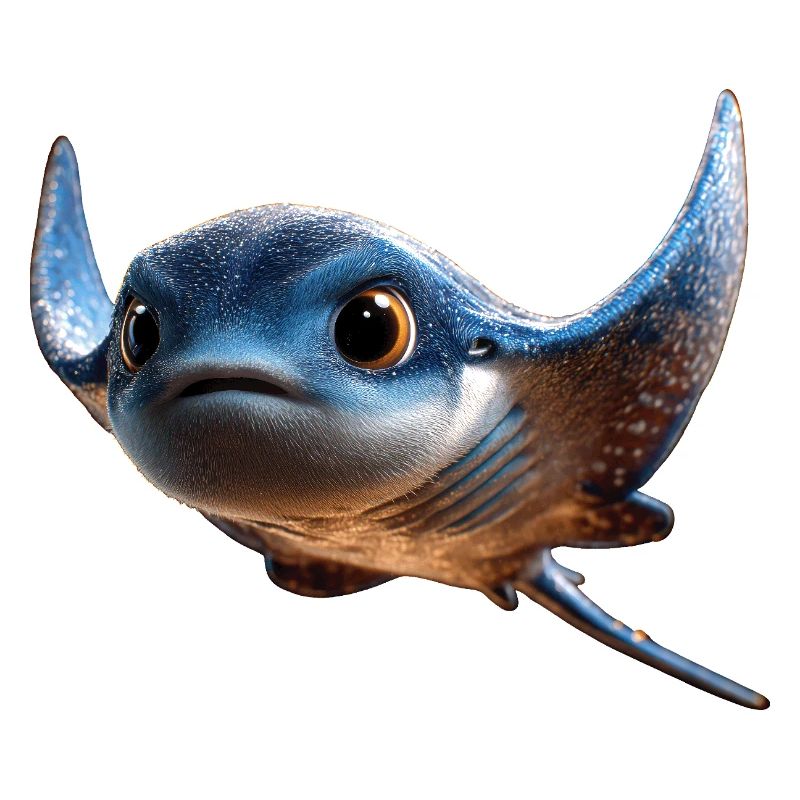 Manta Ray, Devil Ray, Stingray, Diver