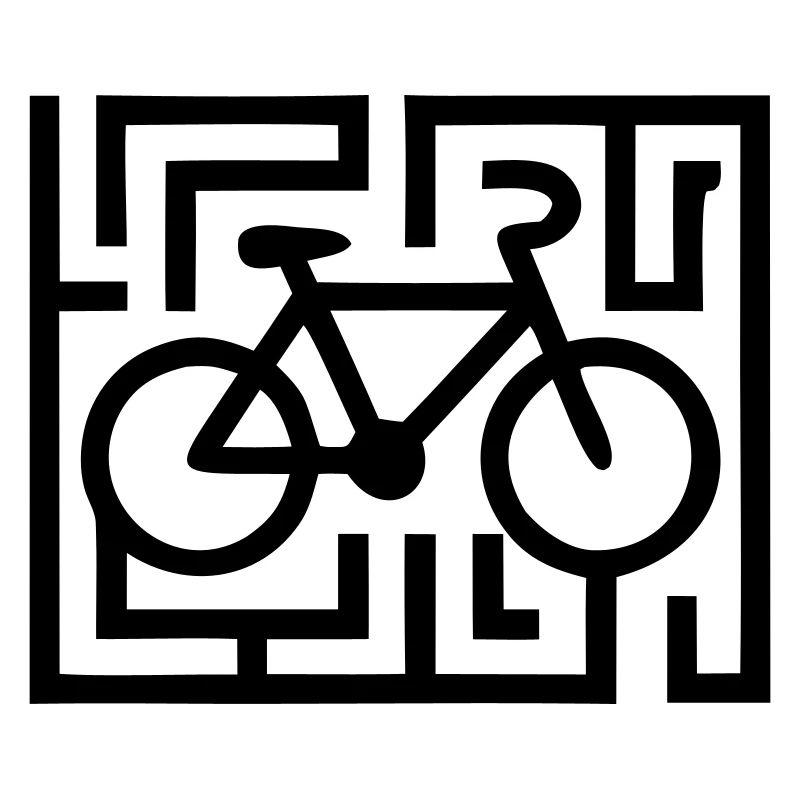Puzzles difficiles dans le labyrinthe vélo