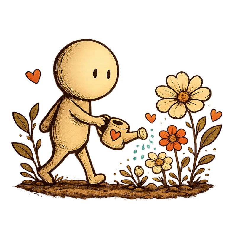 Der kleine Gedanke | Blumenliebe