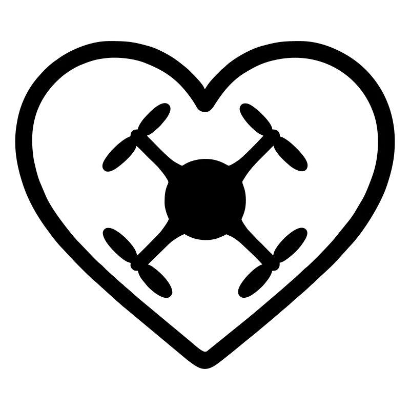 Heart Drone Quadcopter
