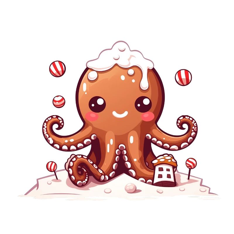 Gingerbread Octopus