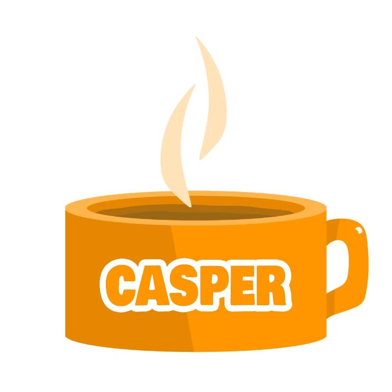 Casper as a teacup