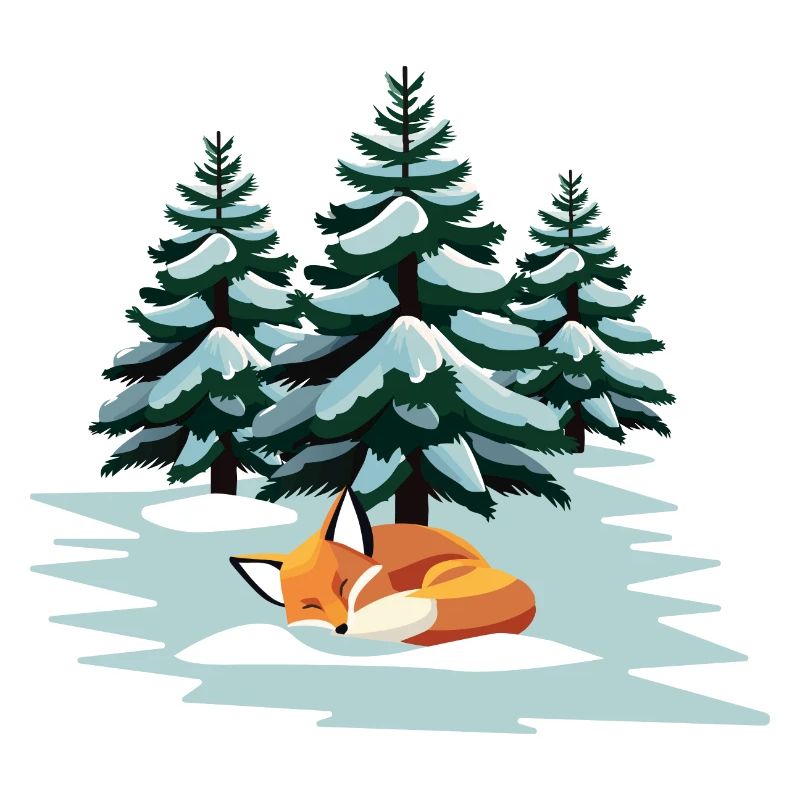 Fuchs schlafend