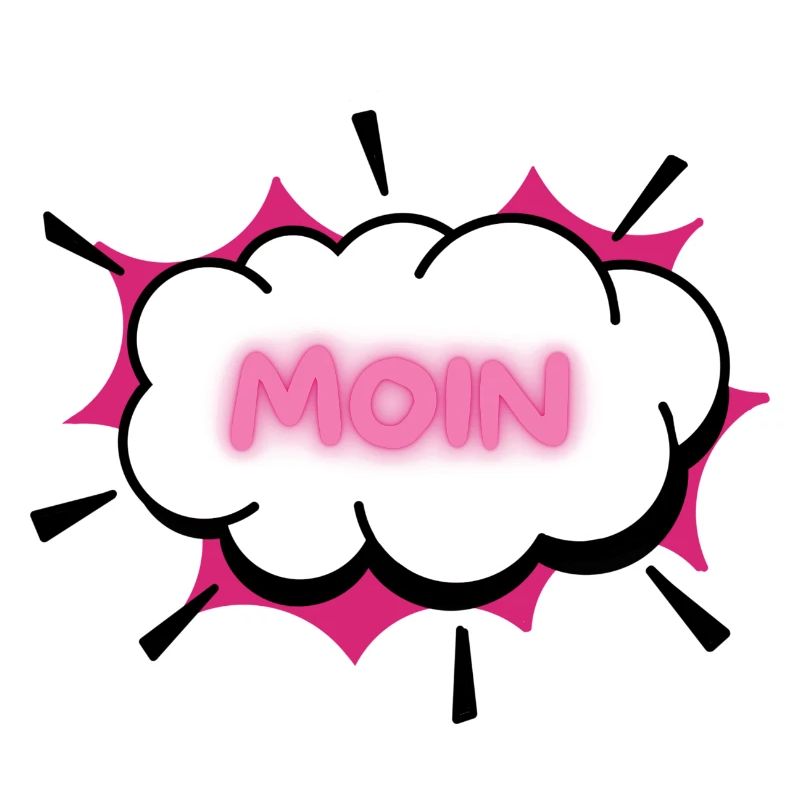 MOIN Neon Wolke
