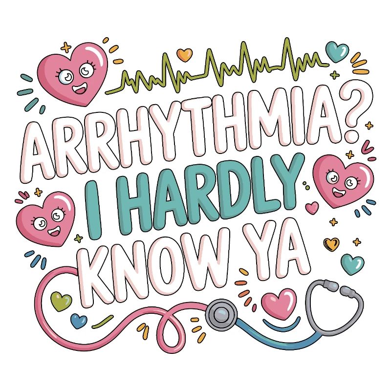 Cardiac Tech Arrhythmia I Hardly Know Ya Echo Tech
