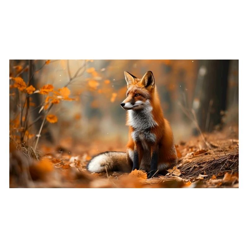 Fox in autumn