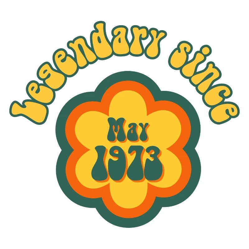 Legendary since May 1973 Geburtstag Retro