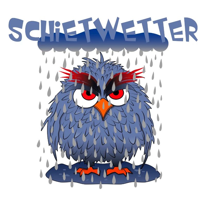 Eule Schietwetter