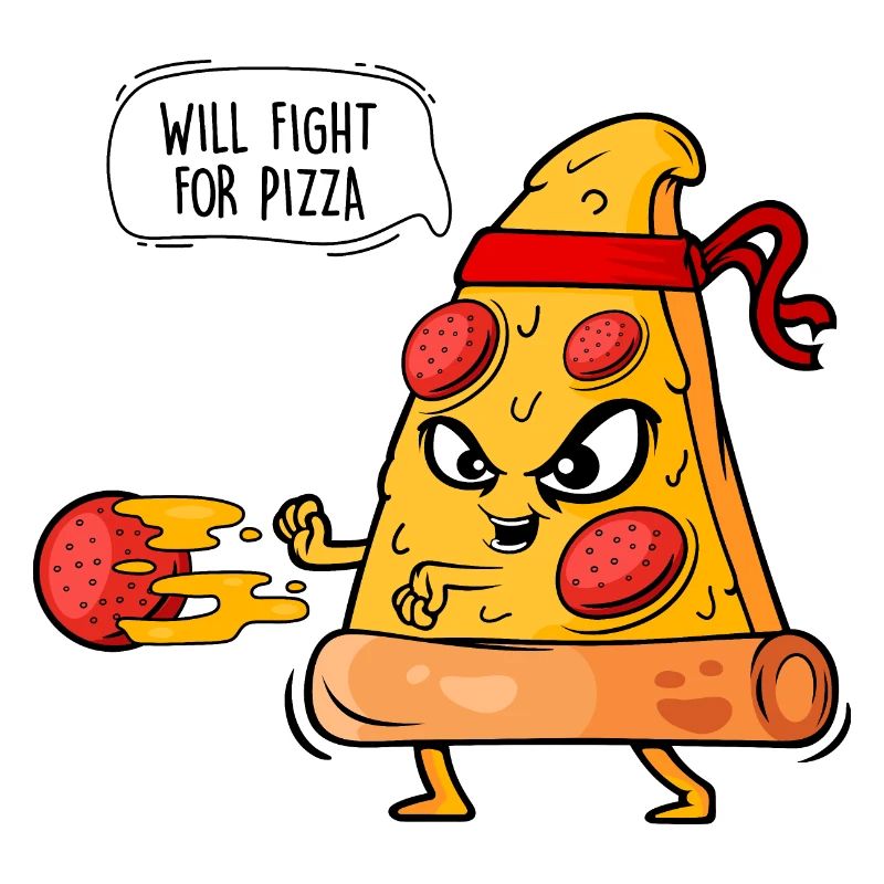 Kämpfe um Pizza