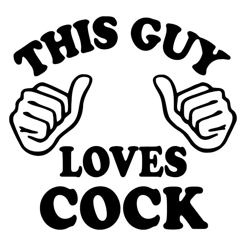 This guy loves cock