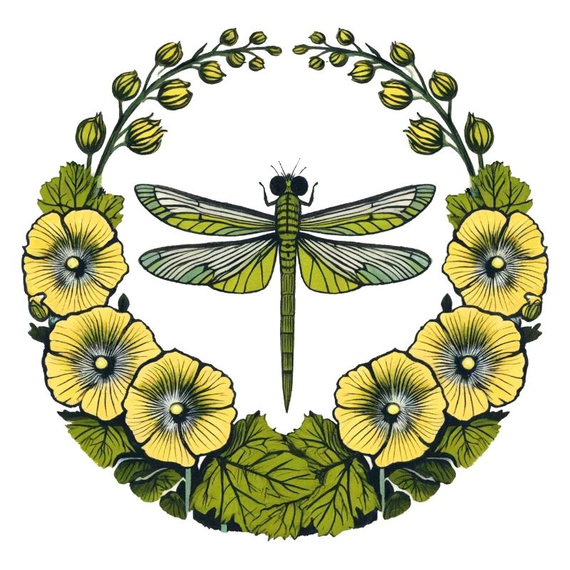 Libellule verte