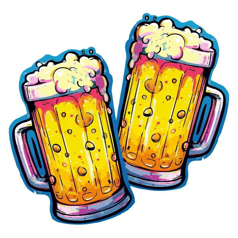 Bier Comic Bierglas