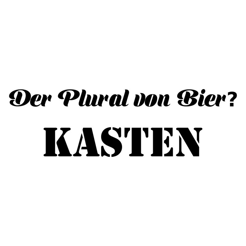 Der Plural von Bier Kasten