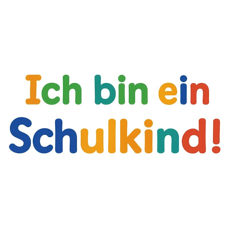 Ich bin ein Schulkind! 