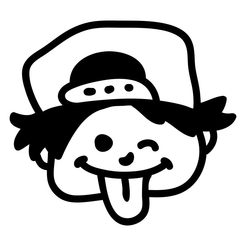 Frecher Junge - line