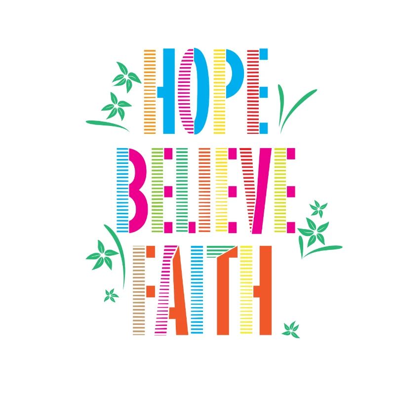 Hoffen Vertrauen Glauben Motivation Muster