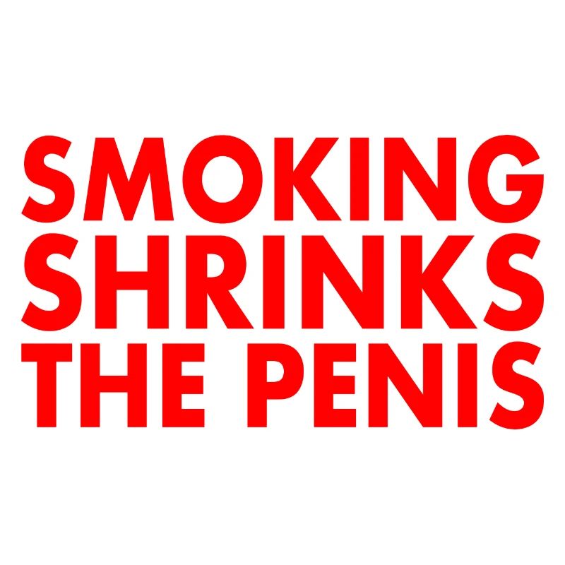Smoking shrinks the penis