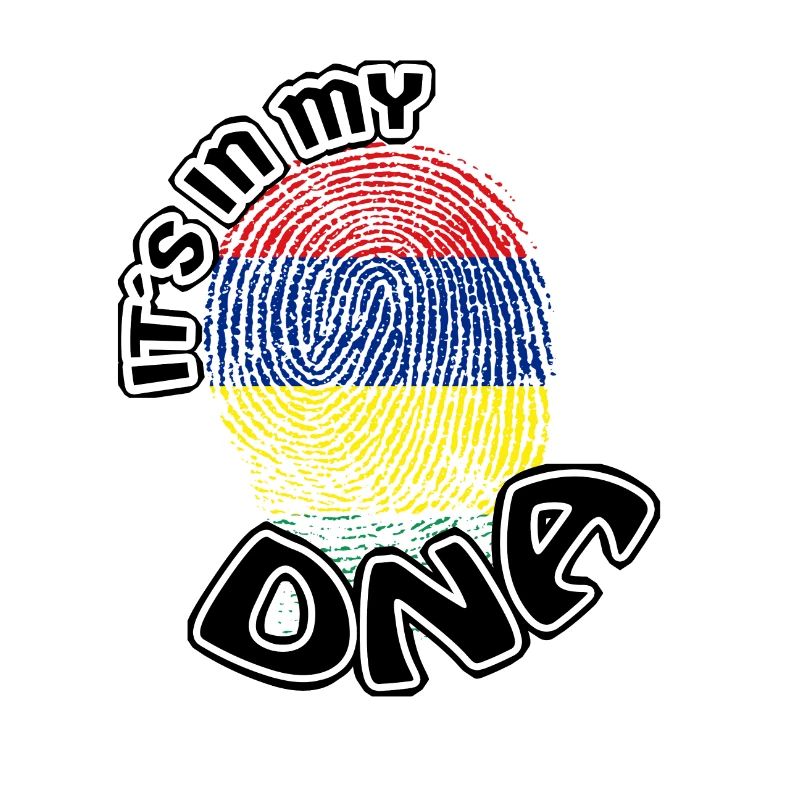 Geschenk Its in my dna dns roots Mauritius