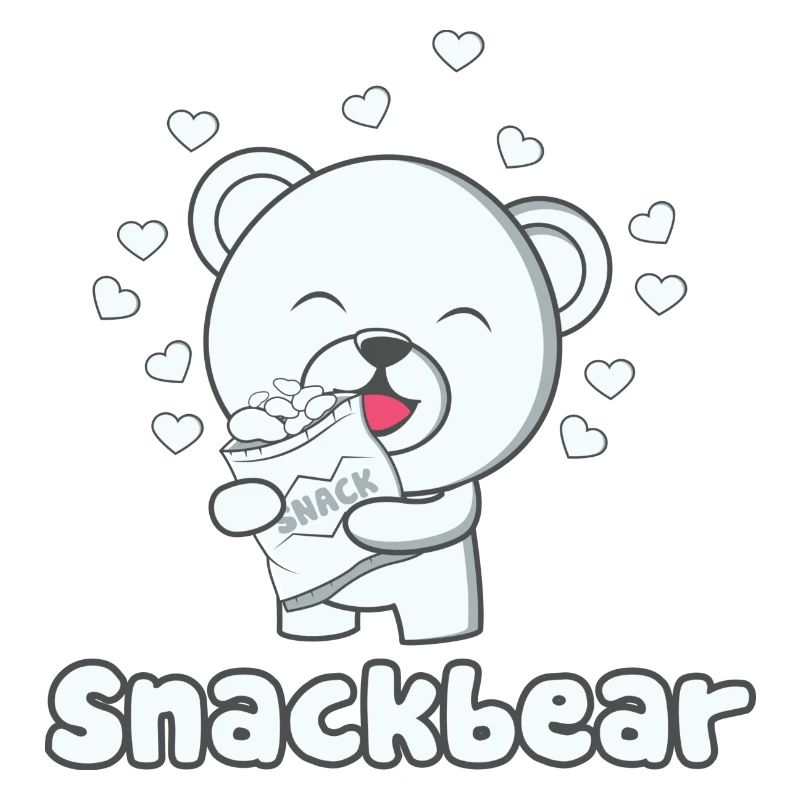 Snack Bjørn / snackbar med hjerte