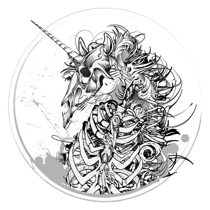 skeletonized unicorn extraordinary representation