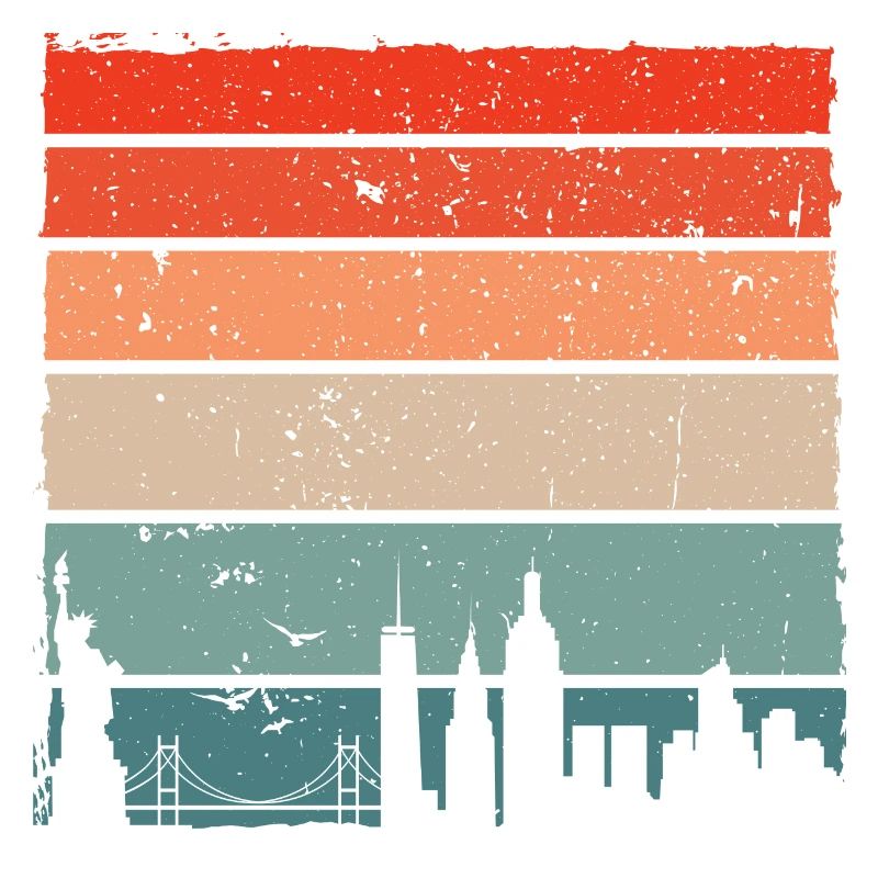 Sunset Skyline Gradient