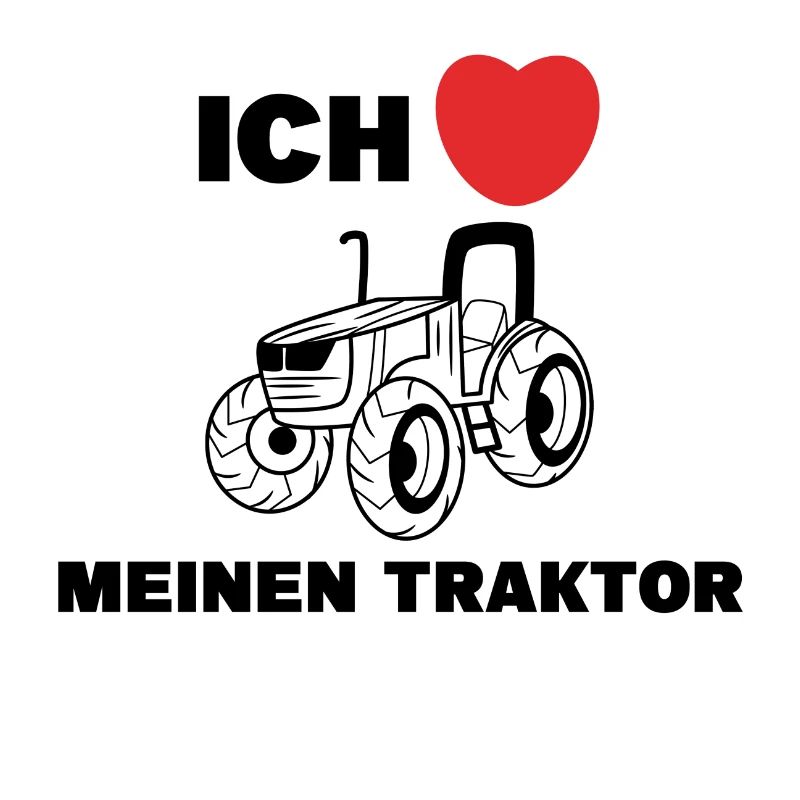 Nutzfahrzeug Ich Liebe Traktor Statement Herz