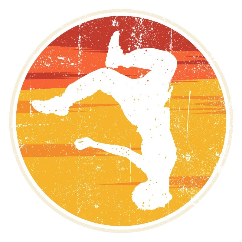 Sunset Silhouette Jump