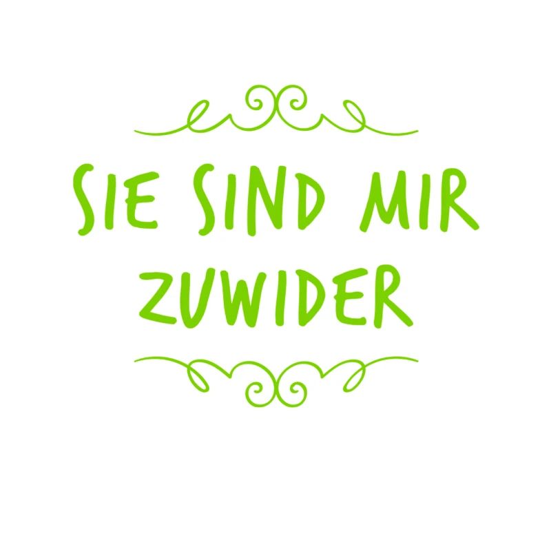 sie sind mir unsympathisch