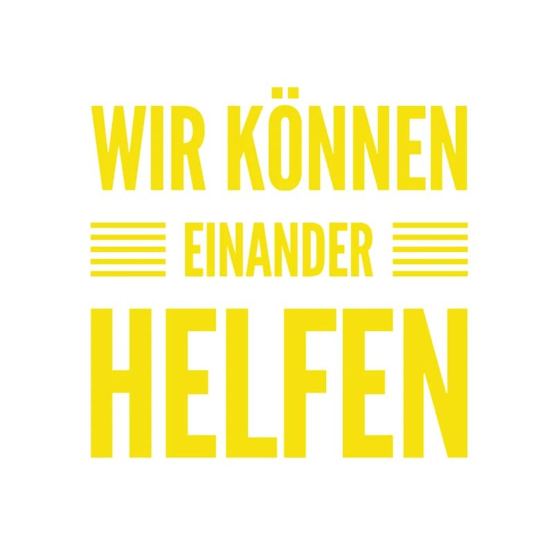 wir können einander helfen