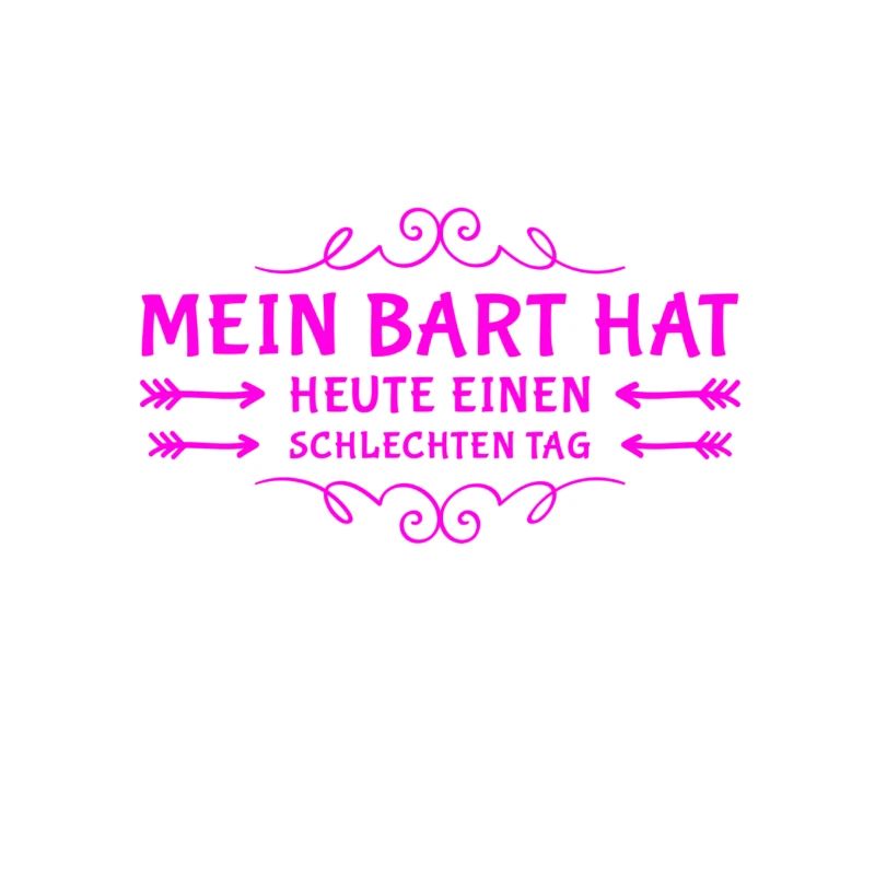 mein Bart hat einen schlechten Tag