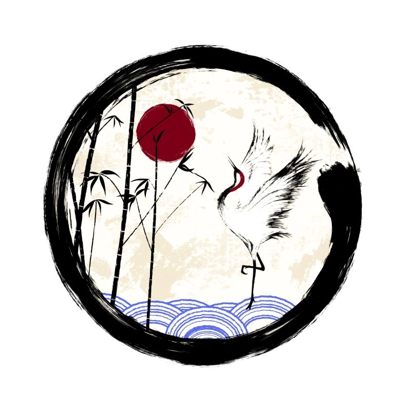 Japanese crane