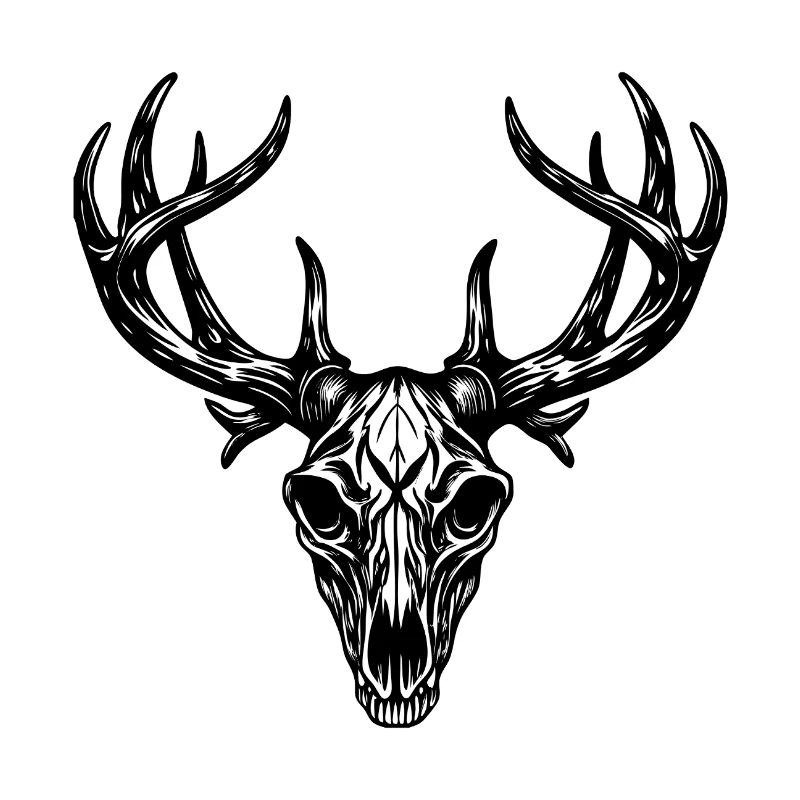 Deer skull