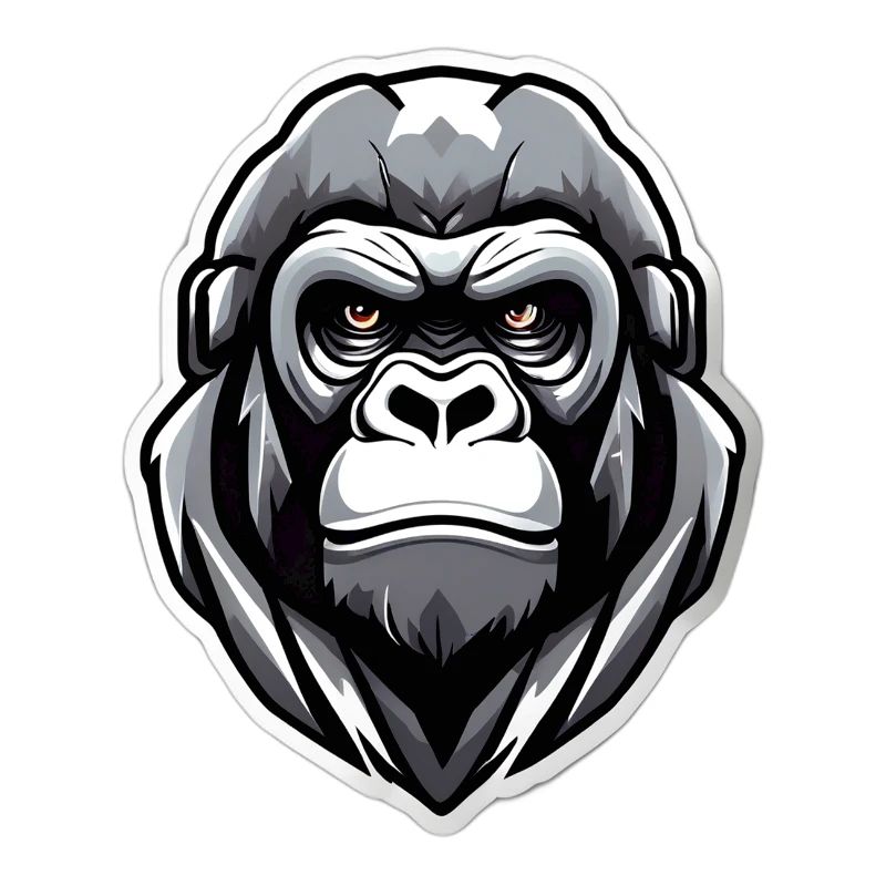 Gorilla Warrior Graphic