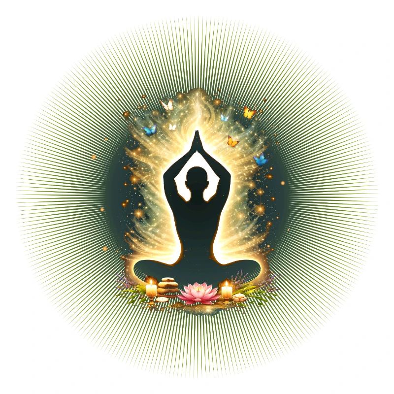 Conception de Mandala Énergétique de la Conscience de la Méditation
