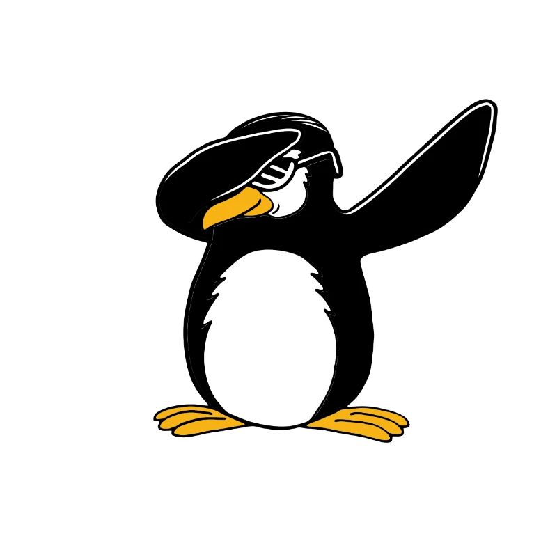 Dabbing Penguin Funny Dance Gift