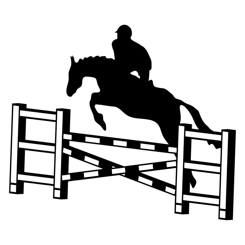 Pferd springend Hindernisses_c1