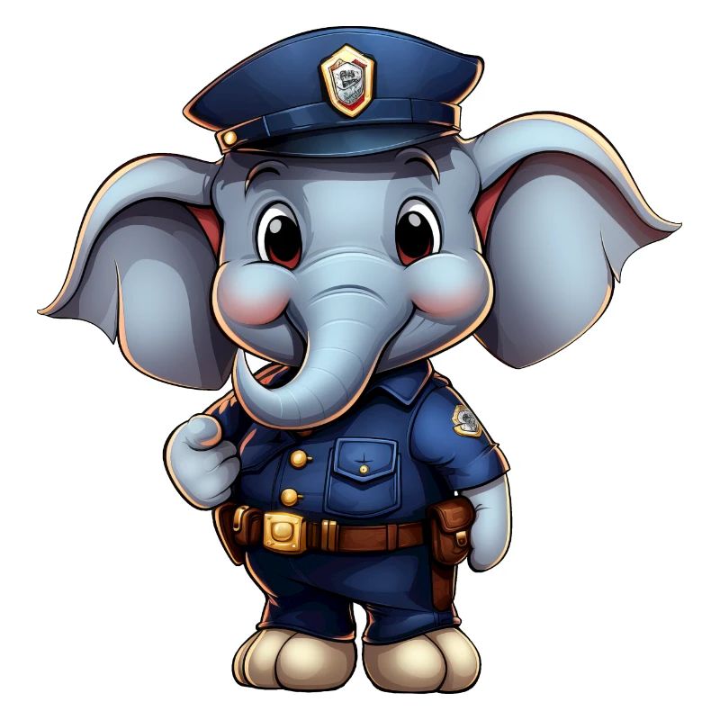 Elephant Policewoman