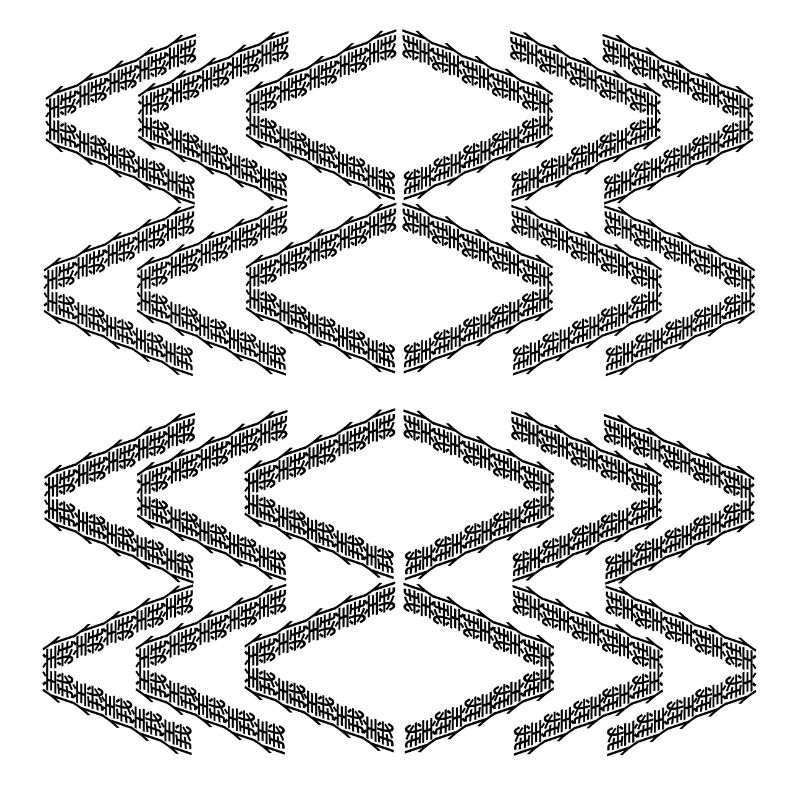 Zigzag pattern