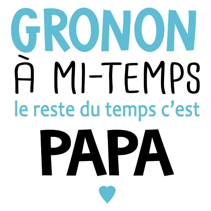 Grognon à mi temps cadeau bébé enfant