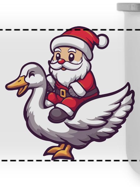 Gans Weihnachtsmann