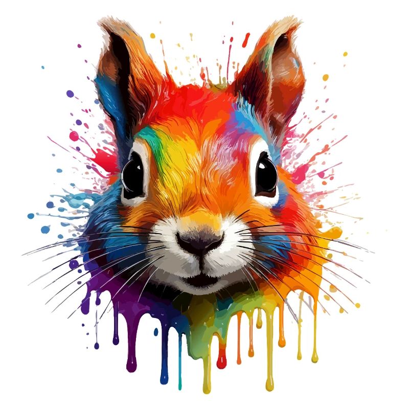 Buntes Eichhörnchen 