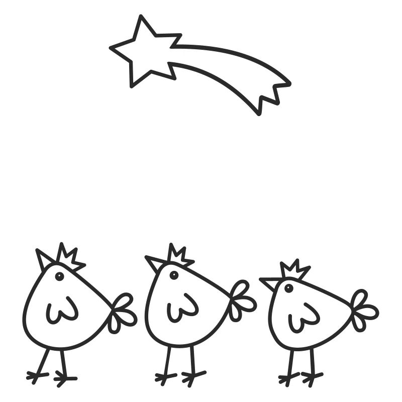 Couronnes de poussins Arche des Trois Rois