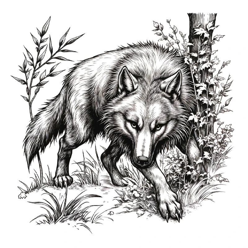 Wolf lauert
