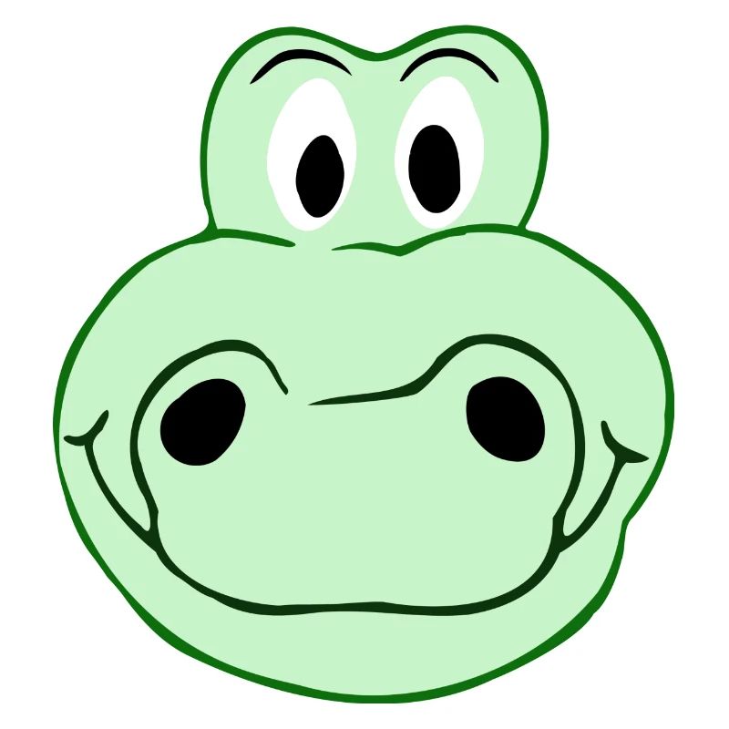 Funny crocodile - Creative illustration